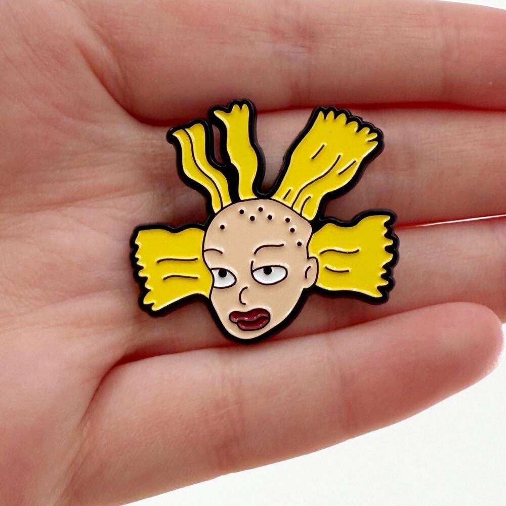 Destroyed Doll Soft Enamel Pin, Nostalgic, 90s, Y2K